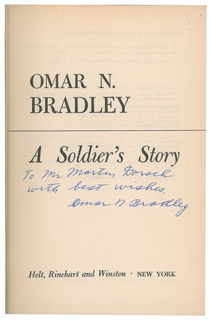 Lot #505 Omar Bradley Book - Image 1