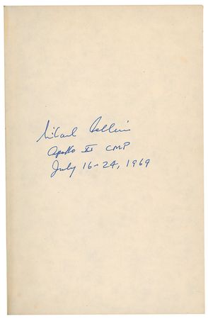 Lot #581 Michael Collins Book - Image 2