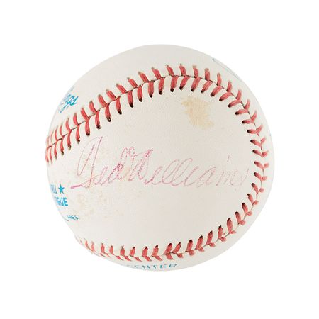 Lot #1028 Mickey Mantle and Ted Williams Baseball - Image 2