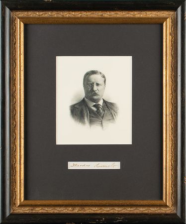 Lot #45 Theodore Roosevelt Signature - Image 1