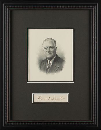 Lot #176 Franklin D. Roosevelt Signature - Image 1