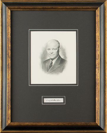 Lot #114 Dwight D. Eisenhower Signature - Image 1
