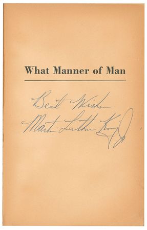 Lot #260 Martin Luther King, Jr: Boldly signed biography of the Civil Rights icon - Image 2