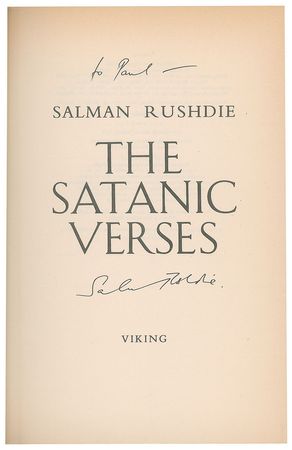 Lot #747 Salman Rushdie - Image 1