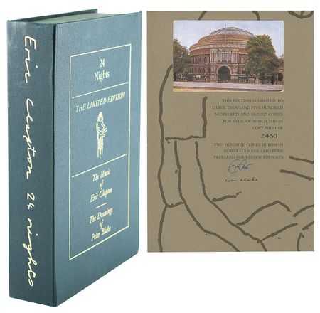 Lot #772 Eric Clapton: Beautiful limited edition of Clapton's 24 Nights - Image 1