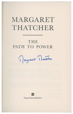 Lot #436 Margaret Thatcher Book - Image 1