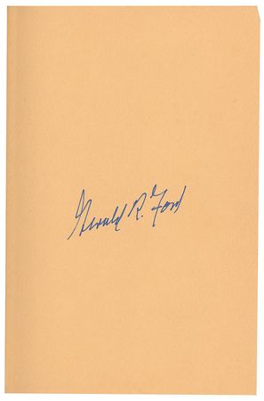 Lot #121 Gerald Ford Book - Image 1