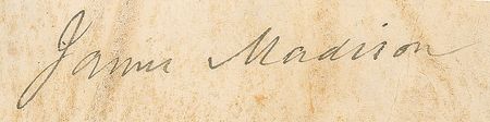 Lot #3 James Madison Signed Document - Image 2