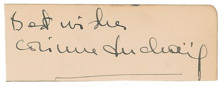 Lot #1077 Corinne Luchaire - Image 2