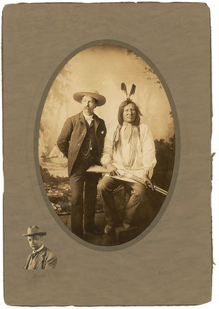 Lot #302 Rain-in-the-Face Photograph - Image 1