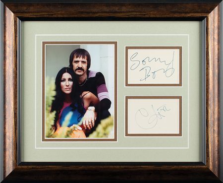 Lot #846 Sonny and Cher Signatures - Image 1