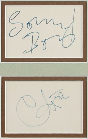 Lot #846 Sonny and Cher Signatures - Image 2