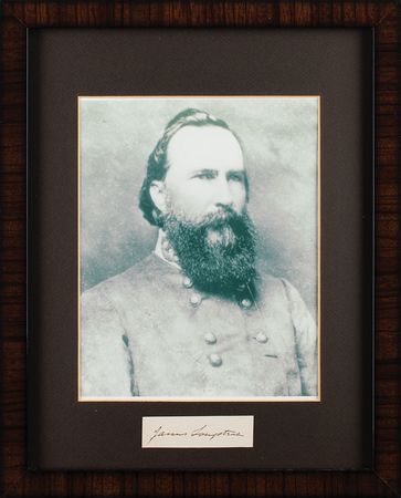 Lot #528 James Longstreet Signature - Image 1