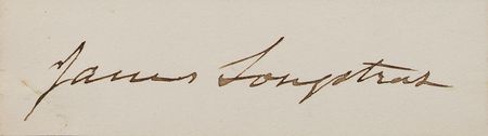 Lot #528 James Longstreet Signature - Image 2