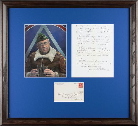 Lot #502 George S. Patton Mailing Envelope - Image 1