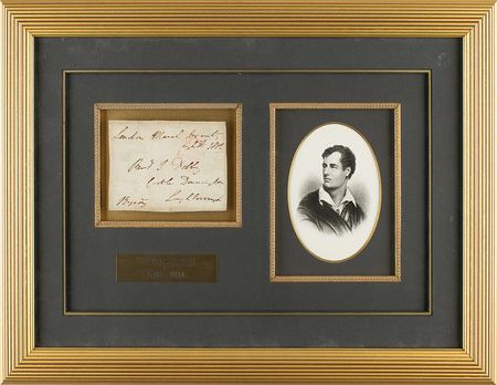 Lot #718 Lord Byron Envelope - Image 1