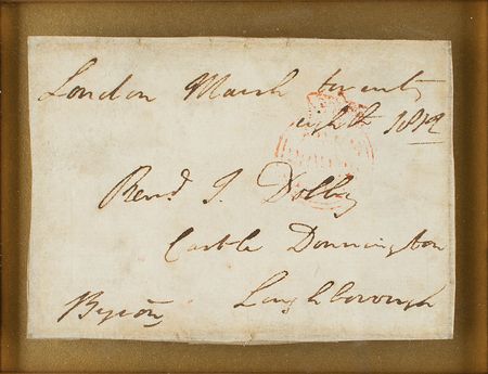 Lot #718 Lord Byron Envelope - Image 2