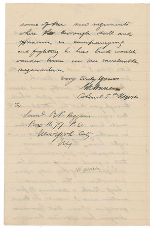 Lot #549 Gouverneur K. Warren: Col. Warren considers a sergeant whose 