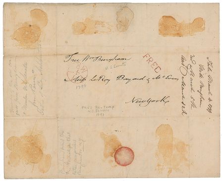 Lot #252 William Bingham Handwritten Letter Signed - Image 2