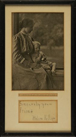 Lot #367 Helen Keller Signature - Image 1