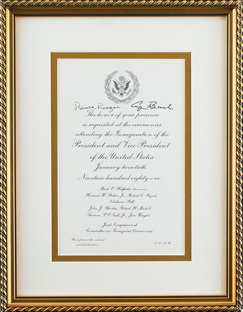 Lot #164 Ronald Reagan Invitation - Image 2