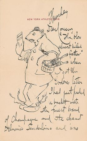 Lot #623 Frederick Stuart Church Handwritten Letter Signed - Image 1