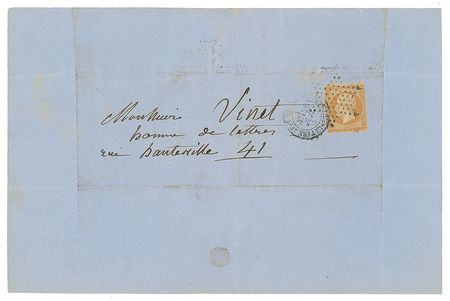 Lot #632 Jean Auguste Ingres Handwritten Letter Signed - Image 2