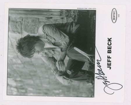 Lot #817 Jeff Beck Signed Photographs - Image 2