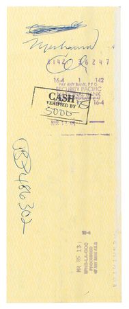 Lot #990 Muhammad Ali Check - Image 2