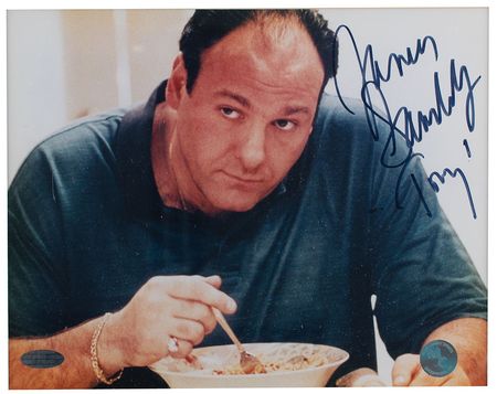 Lot #975 Sopranos: Gandolfini, James Signed Photograph - Image 1