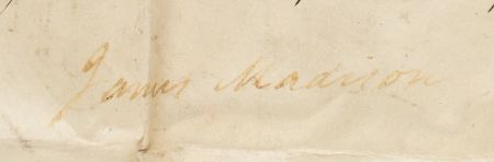 Lot #4 James Madison and James Monroe Signed Document - Image 3