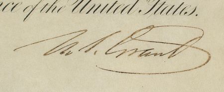 Lot #30 U. S. Grant Signed Document - Image 2