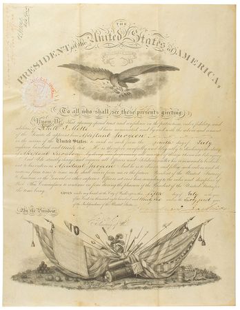 Lot #9 Andrew Jackson Signed Document