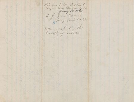 Lot #494 Thomas J. ‘Stonewall’ Jackson: 'Stonewall' outlines troop strengths to his commanding officer amidst 1862's Romney Expedition - Image 3