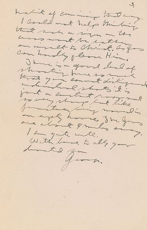 Lot #501 George S. Patton: Patton writes from tank-filled France in 1918: 