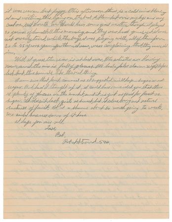 Lot #430 Robert Stroud Handwritten Letter Signed - Image 2