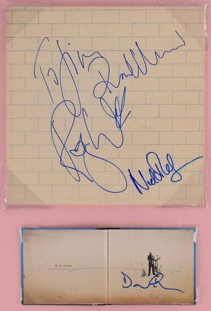 Lot #9111  Pink Floyd Signed Display - Image 2