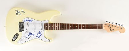 Lot #9184  AC/DC Signed Guitar - Image 1