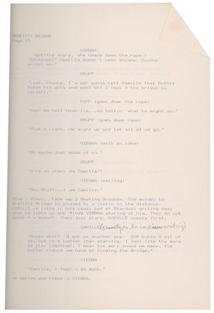 Lot #9293  Prince's Hand-Edited Graffiti Bridge Script - Image 3