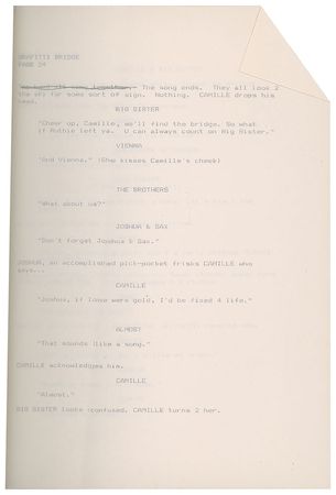 Lot #9293  Prince's Hand-Edited Graffiti Bridge Script - Image 5