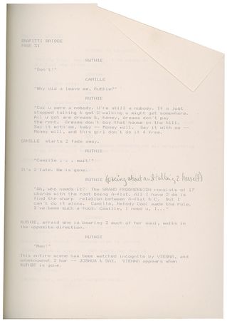Lot #9293  Prince's Hand-Edited Graffiti Bridge Script - Image 6