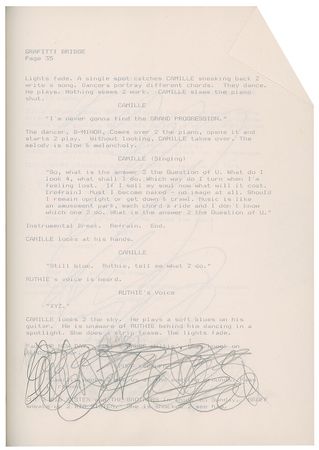 Lot #9293  Prince's Hand-Edited Graffiti Bridge Script - Image 7