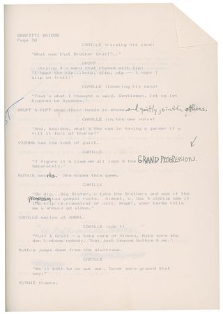 Lot #9293  Prince's Hand-Edited Graffiti Bridge Script - Image 10