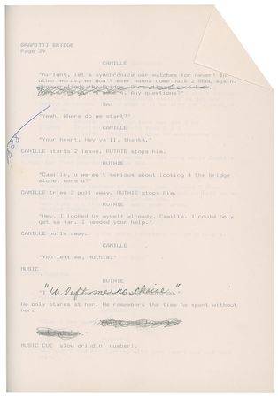 Lot #9293  Prince's Hand-Edited Graffiti Bridge Script - Image 11