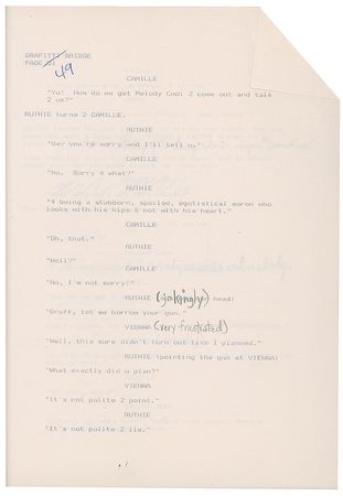Lot #9293  Prince's Hand-Edited Graffiti Bridge Script - Image 13