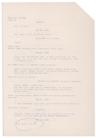 Lot #9293  Prince's Hand-Edited Graffiti Bridge Script - Image 15