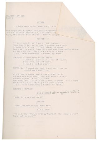 Lot #9293  Prince's Hand-Edited Graffiti Bridge Script - Image 18