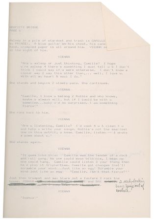 Lot #9293  Prince's Hand-Edited Graffiti Bridge Script - Image 20