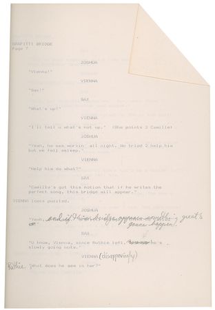 Lot #9293  Prince's Hand-Edited Graffiti Bridge Script - Image 21