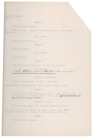 Lot #9293  Prince's Hand-Edited Graffiti Bridge Script - Image 23